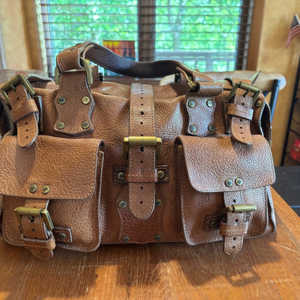 Mulberry Brown Leather Shoulder Bag